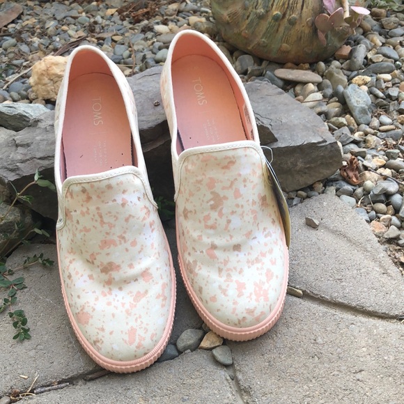 Toms Clemente Natural Metallic Granite Fleck Shoes - Picture 3 of 6